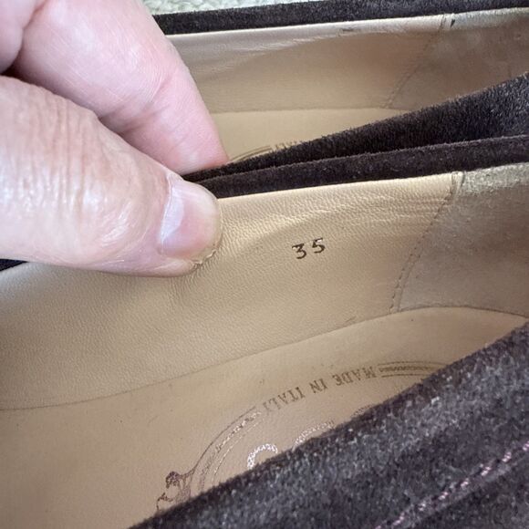 Tod's Suede Gommino Loafer Brown Italy | Women's EU 35/US 5.0 - Picture 10 of 12